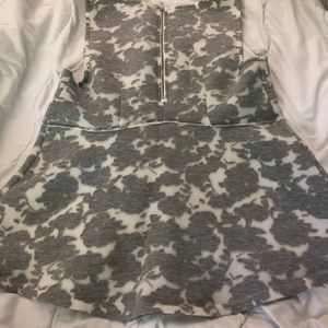 Anthropologie peplum top